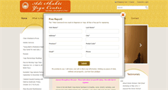 Desktop Screenshot of adishaktiyogacentre.com